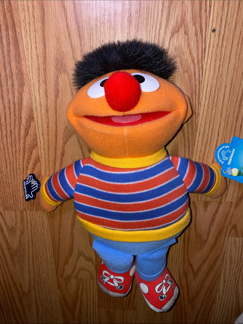 Vintage NWT 1993 Applause Sesame Street Ernie Plush Toy